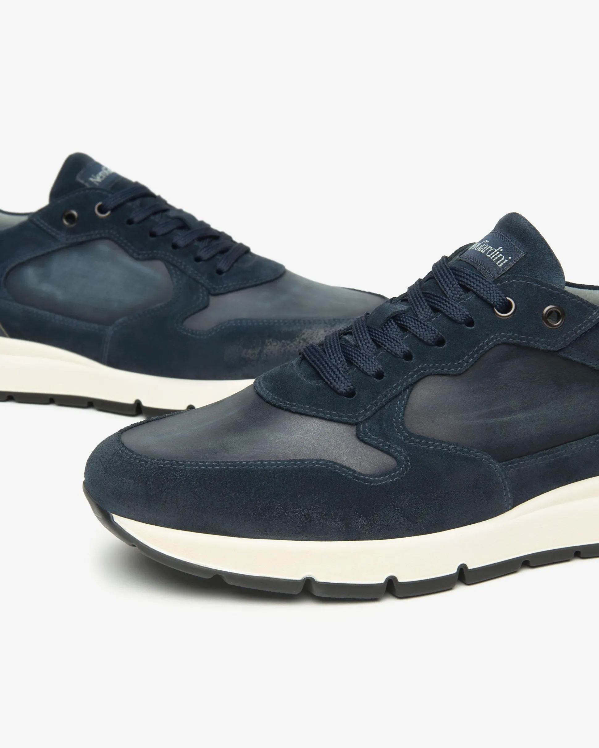 Sneakers Uomo Camoscio e Pelle