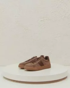 Sneakers Uomo in Camoscio e Pelle