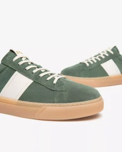 Sneakers Uomo in Camoscio e Pelle