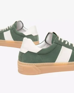 Sneakers Uomo in Camoscio e Pelle