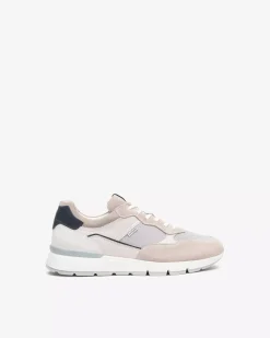 Sneakers Uomo in Pelle, Camoscio e Tela