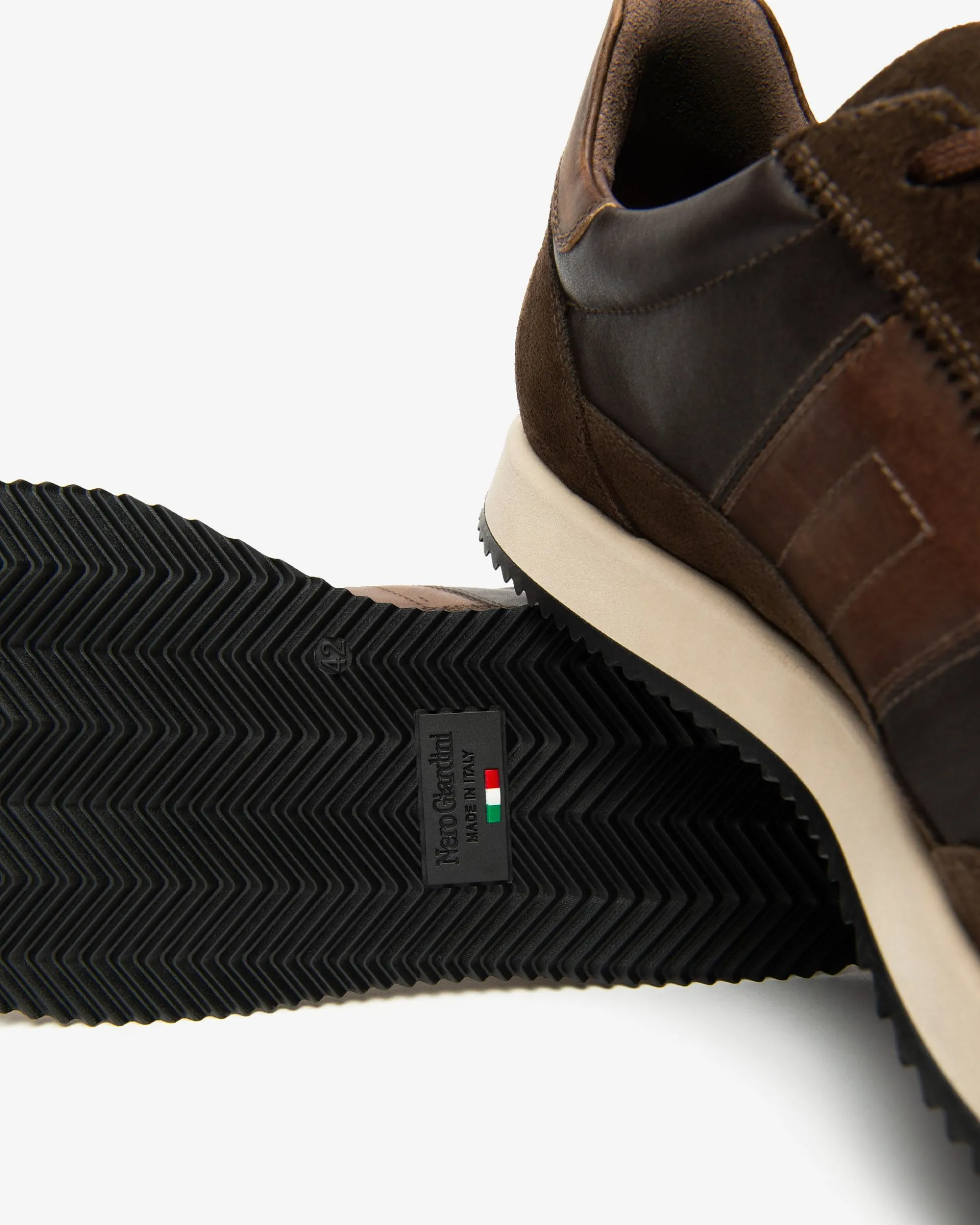 Sneakers Uomo in Pelle e Camoscio
