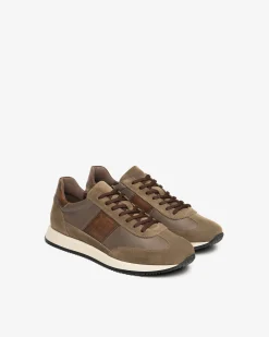 Sneakers Uomo in Pelle e Camoscio