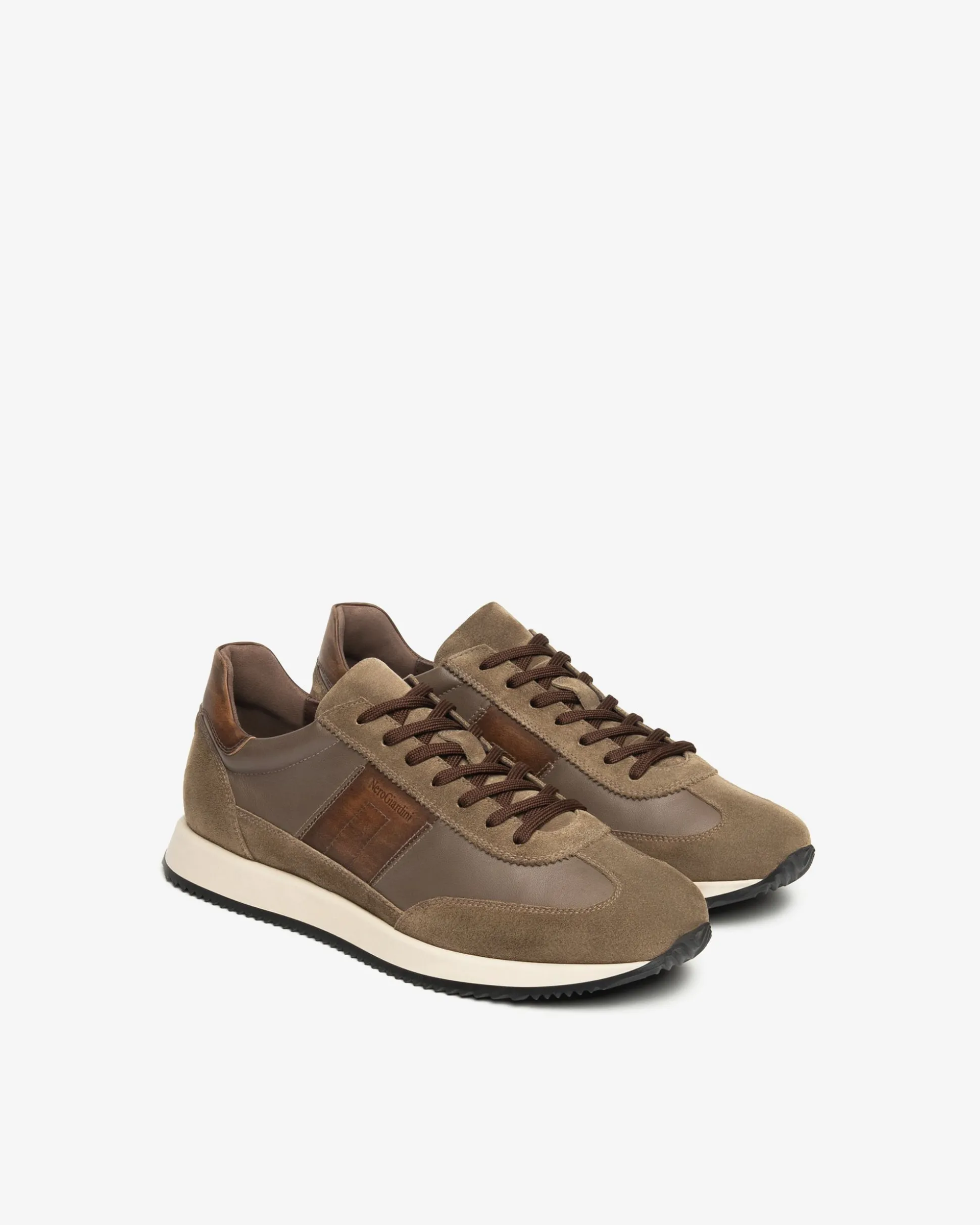 Sneakers Uomo in Pelle e Camoscio