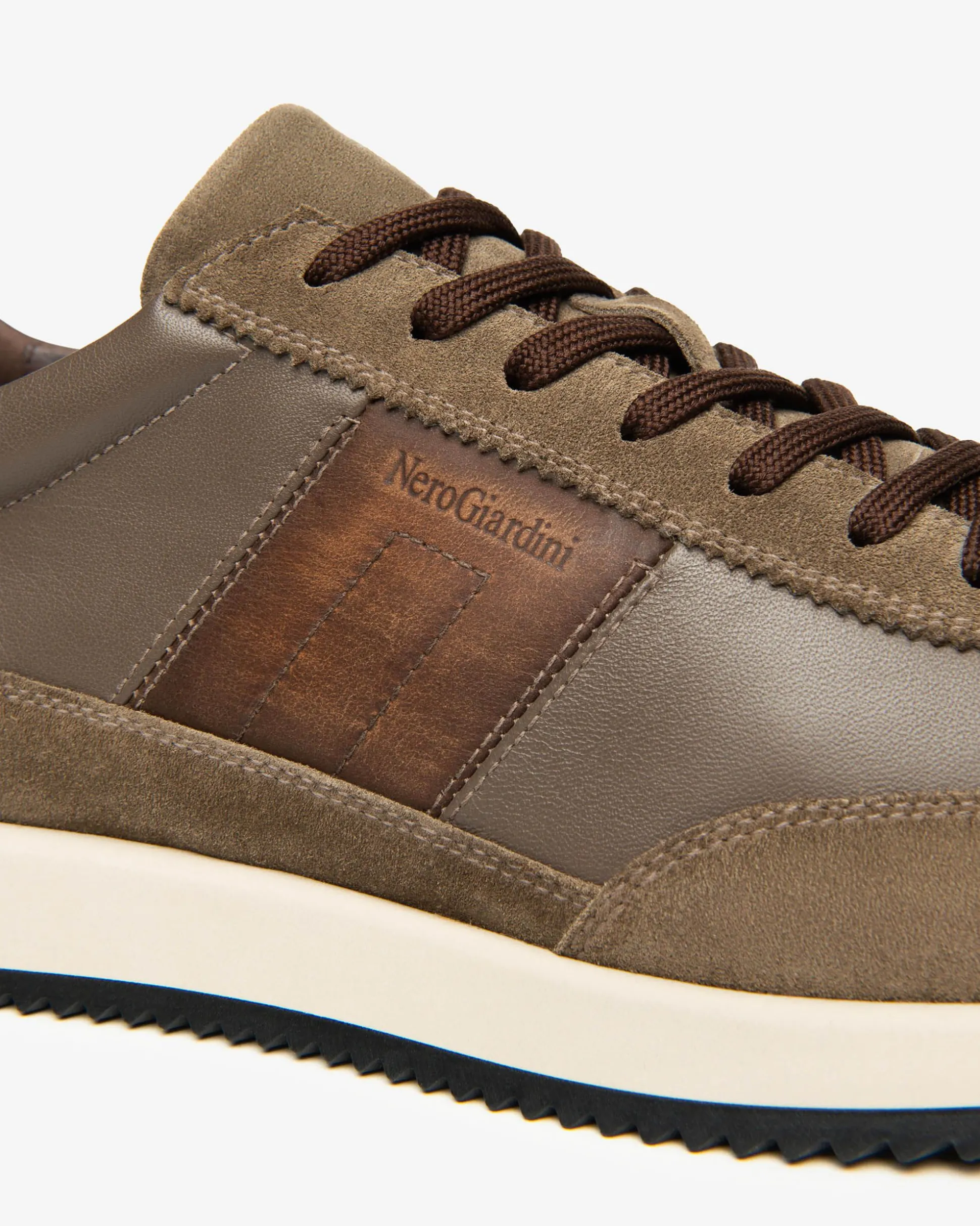 Sneakers Uomo in Pelle e Camoscio