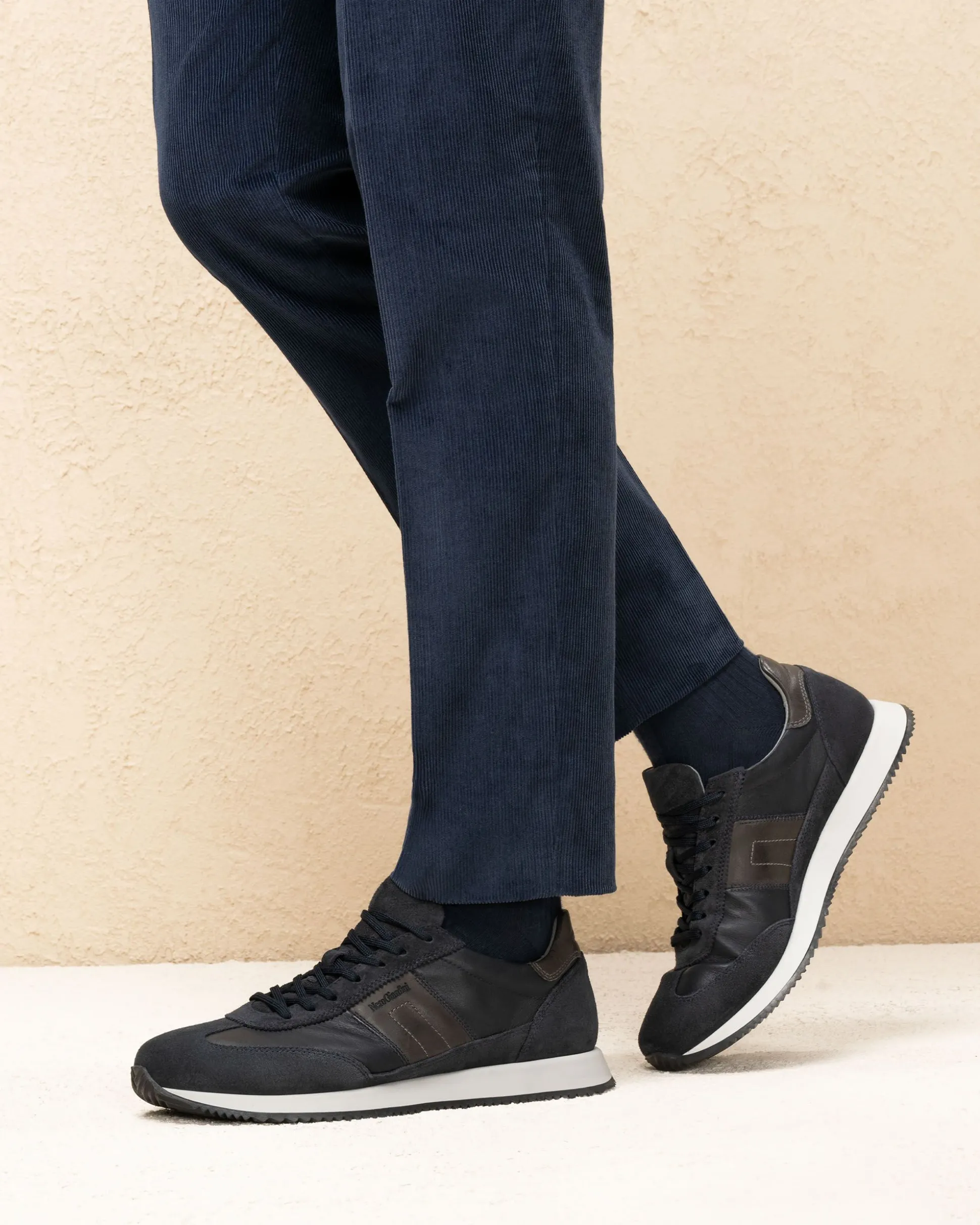Sneakers Uomo in Pelle e Camoscio