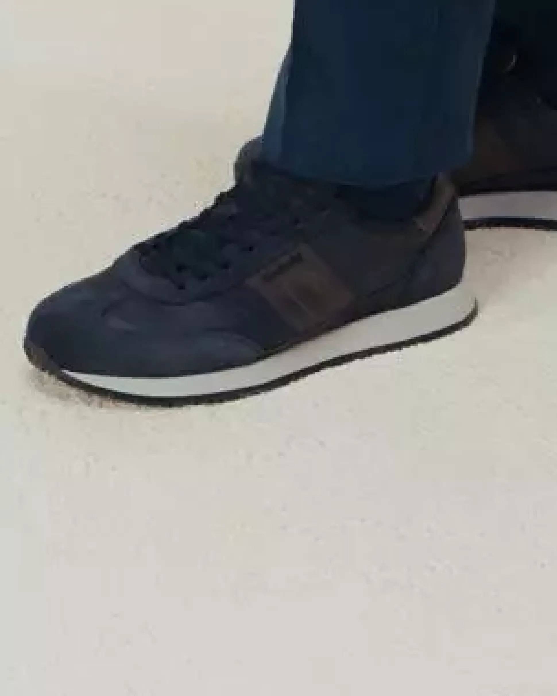 Sneakers Uomo in Pelle e Camoscio