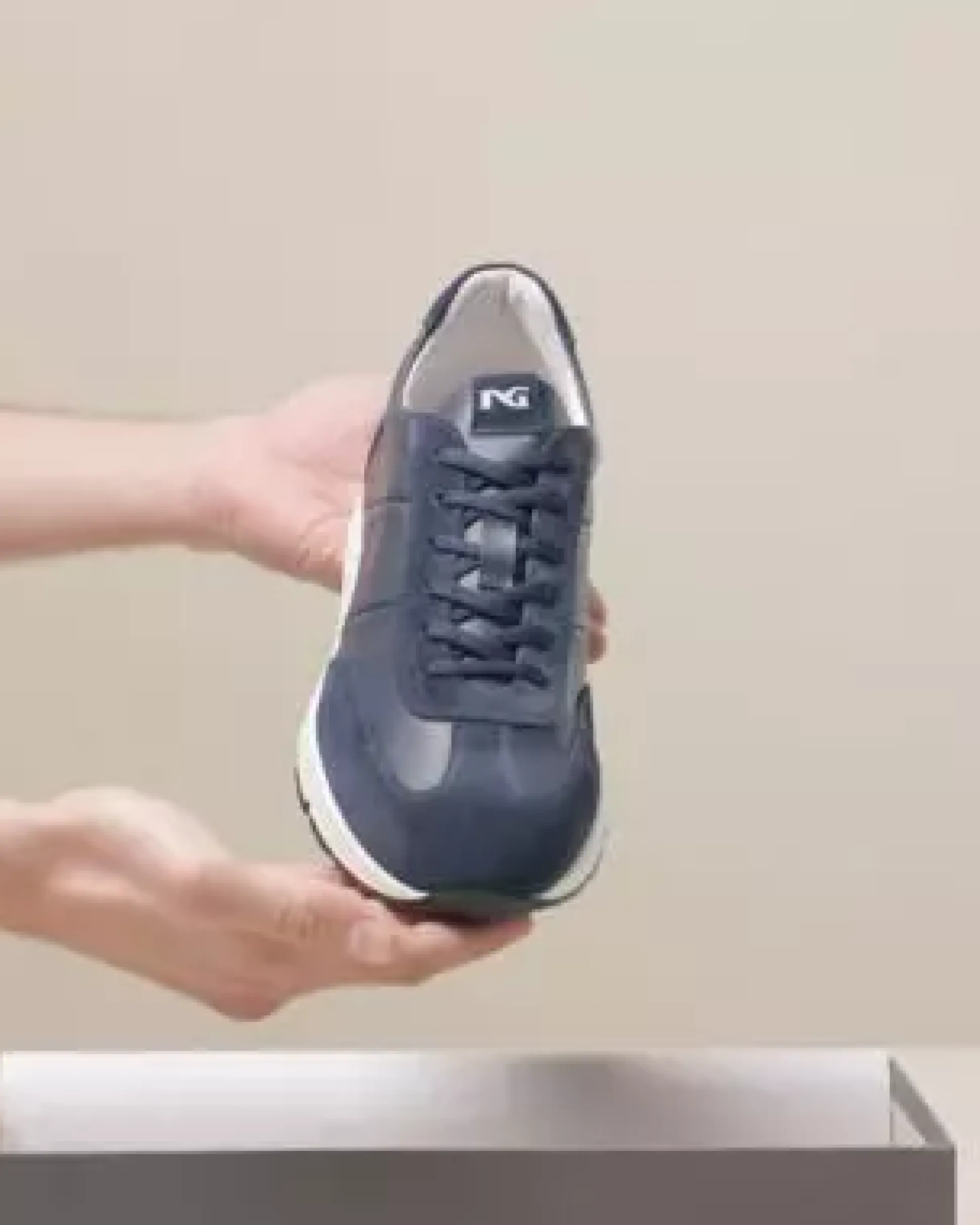 Sneakers Uomo in Pelle e Camoscio