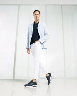 Sneakers Uomo in Pelle e Camoscio