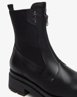 Stivaletti Chelsea Donna in Pelle e Tessuto