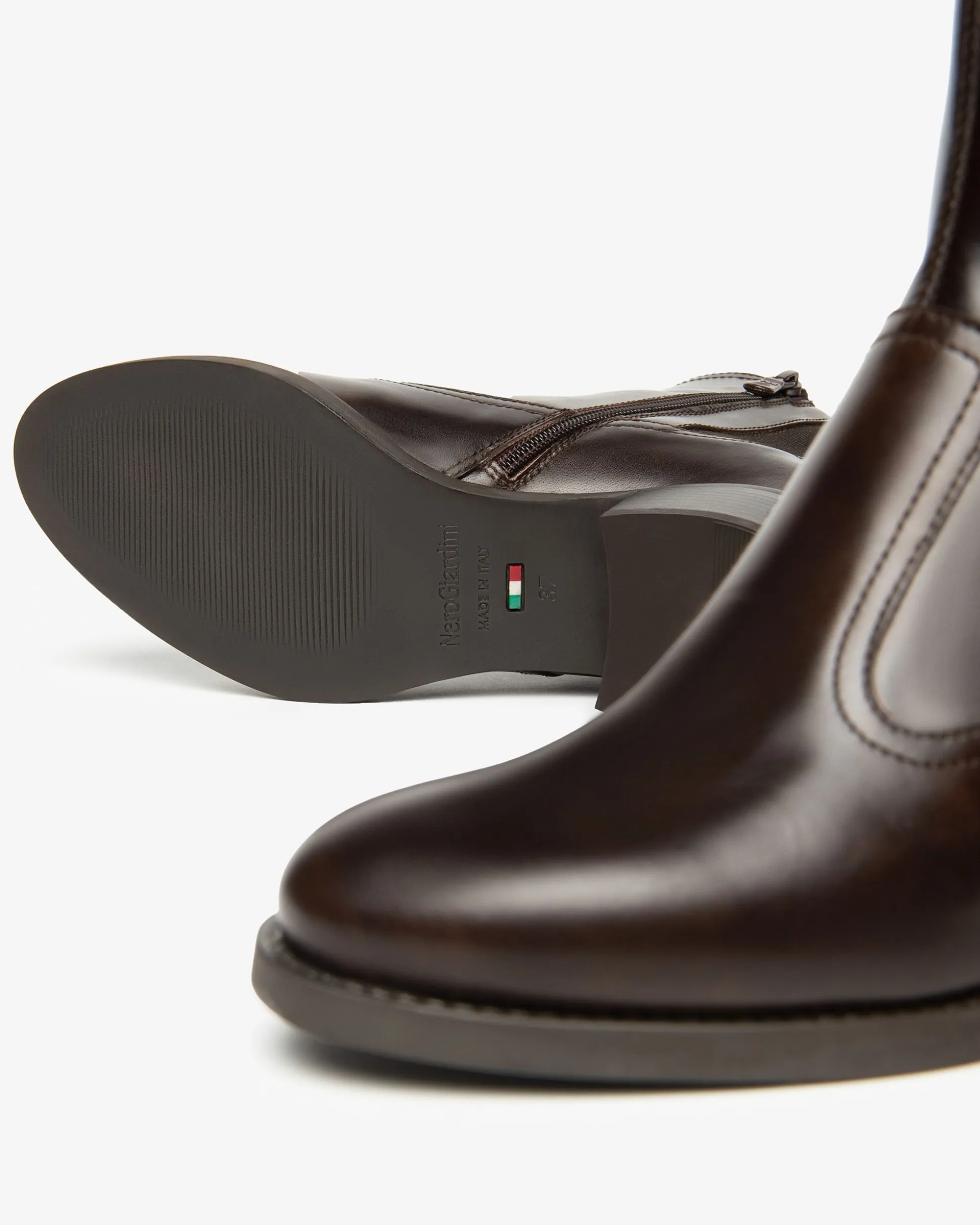Stivaletti Donna in Pelle e Tessuto