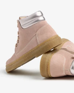 Stivaletti Junior da Bambina in Camoscio e Pelle