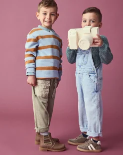 Stivaletti Junior da Bambino in Camoscio