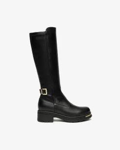 Stivali Donna in Pelle e Materiale Tecnico