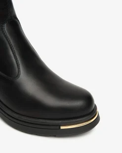 Stivali Donna in Pelle e Materiale Tecnico