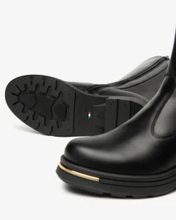 Stivali Donna in Pelle e Materiale Tecnico