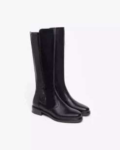 Stivali Donna in Pelle e Materiale Tecnico
