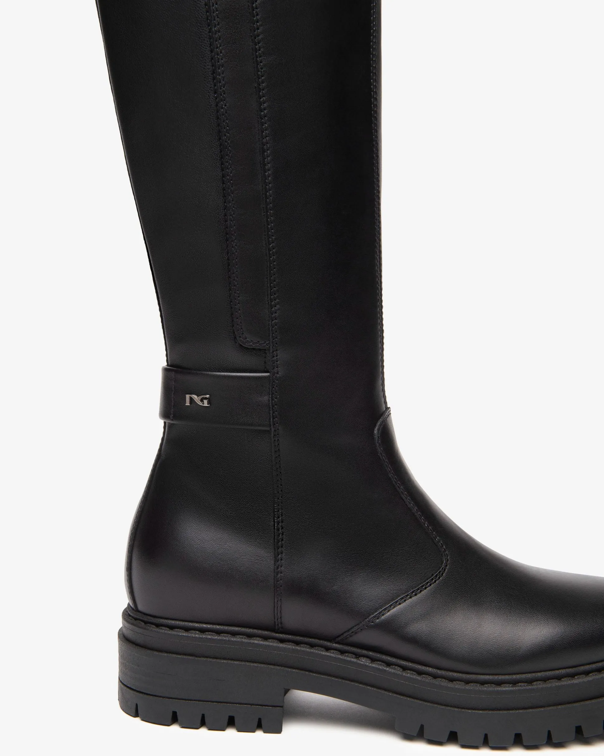 Stivali Donna in Pelle e Materiale Tecnico