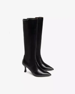 Stivali Donna in Pelle e Materiale Tecnico