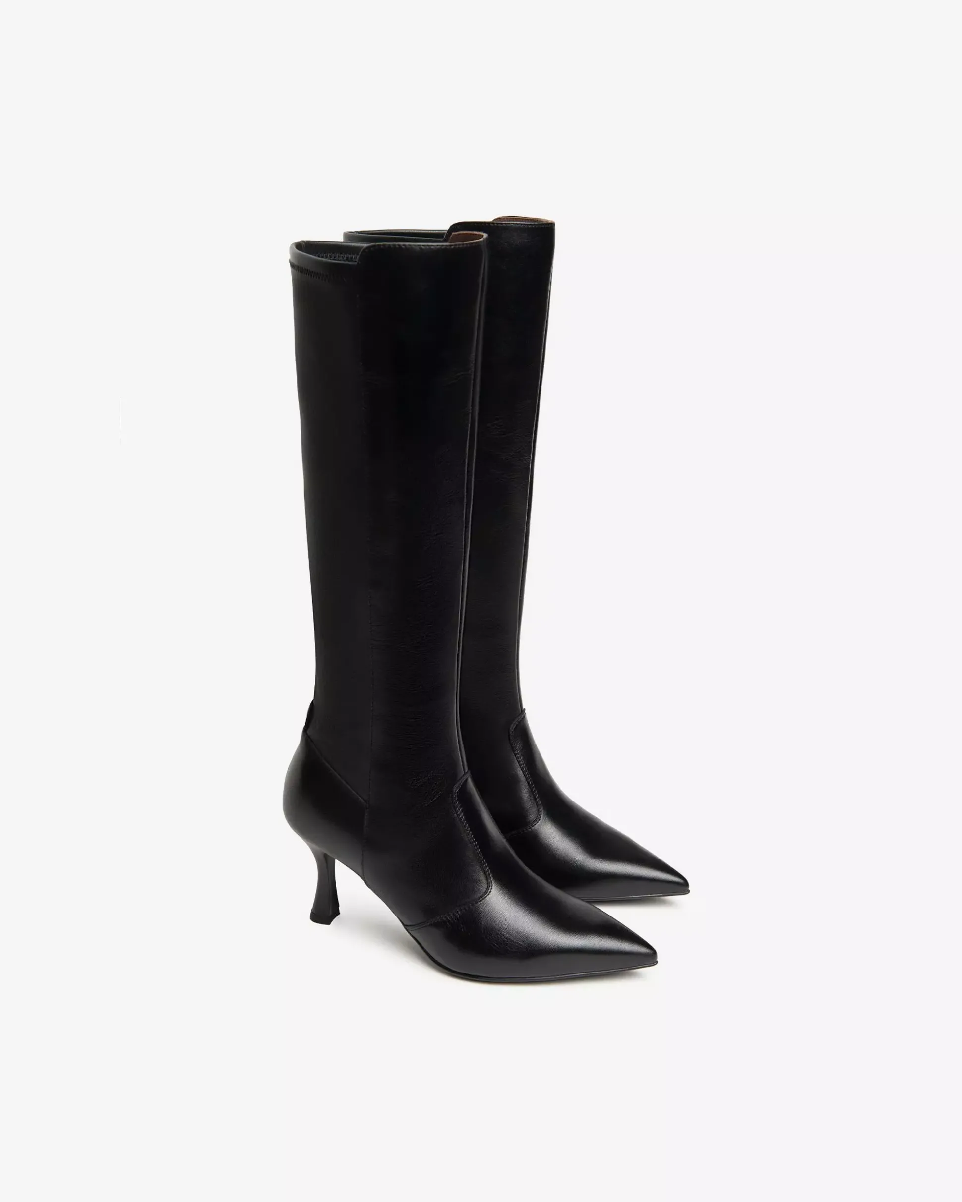 Stivali Donna in Pelle e Materiale Tecnico