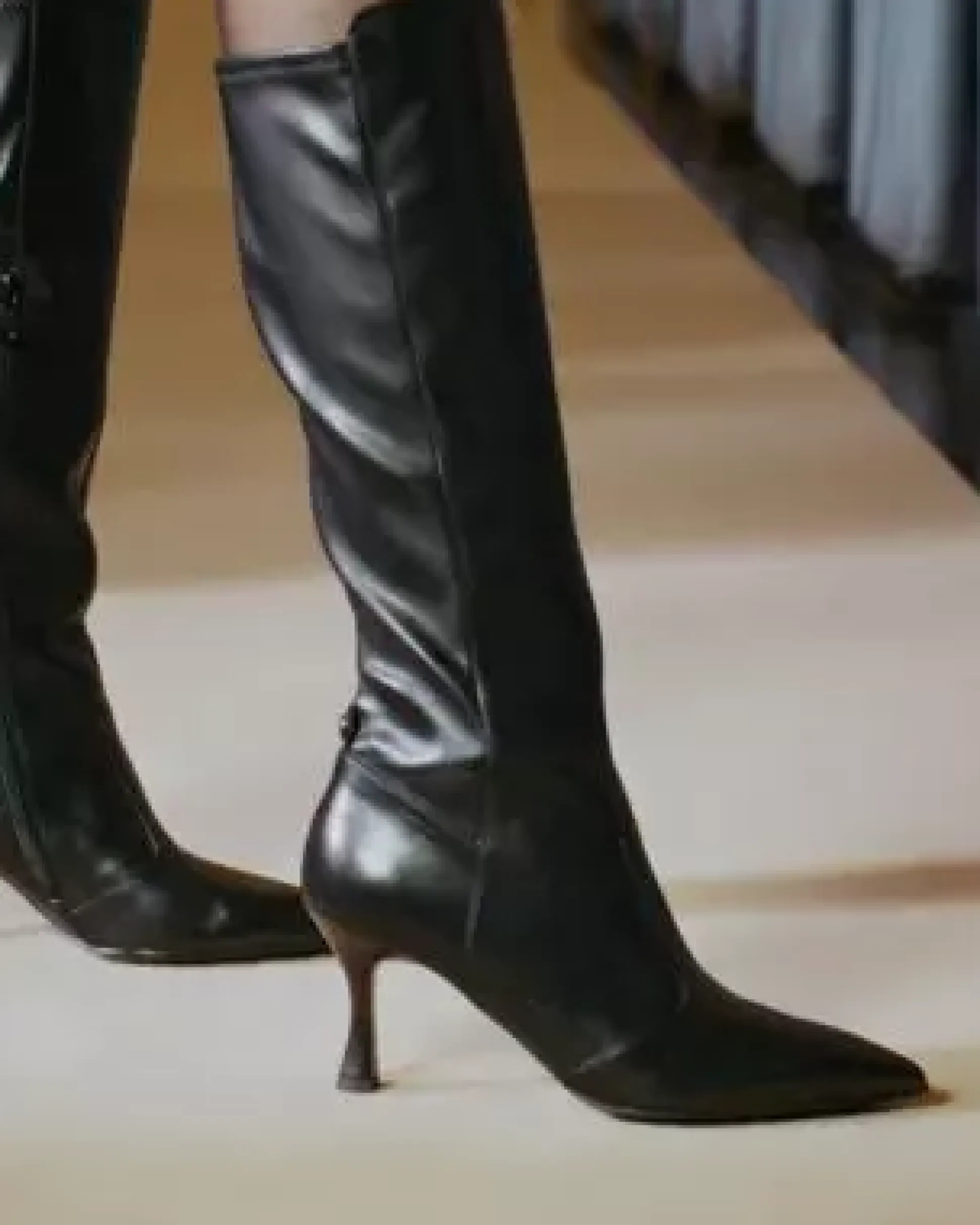Stivali Donna in Pelle e Materiale Tecnico