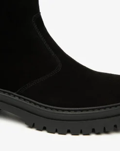 Stivali Donna in Suede e Materiale Tecnico