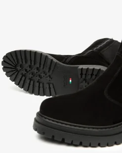Stivali Donna in Suede e Materiale Tecnico