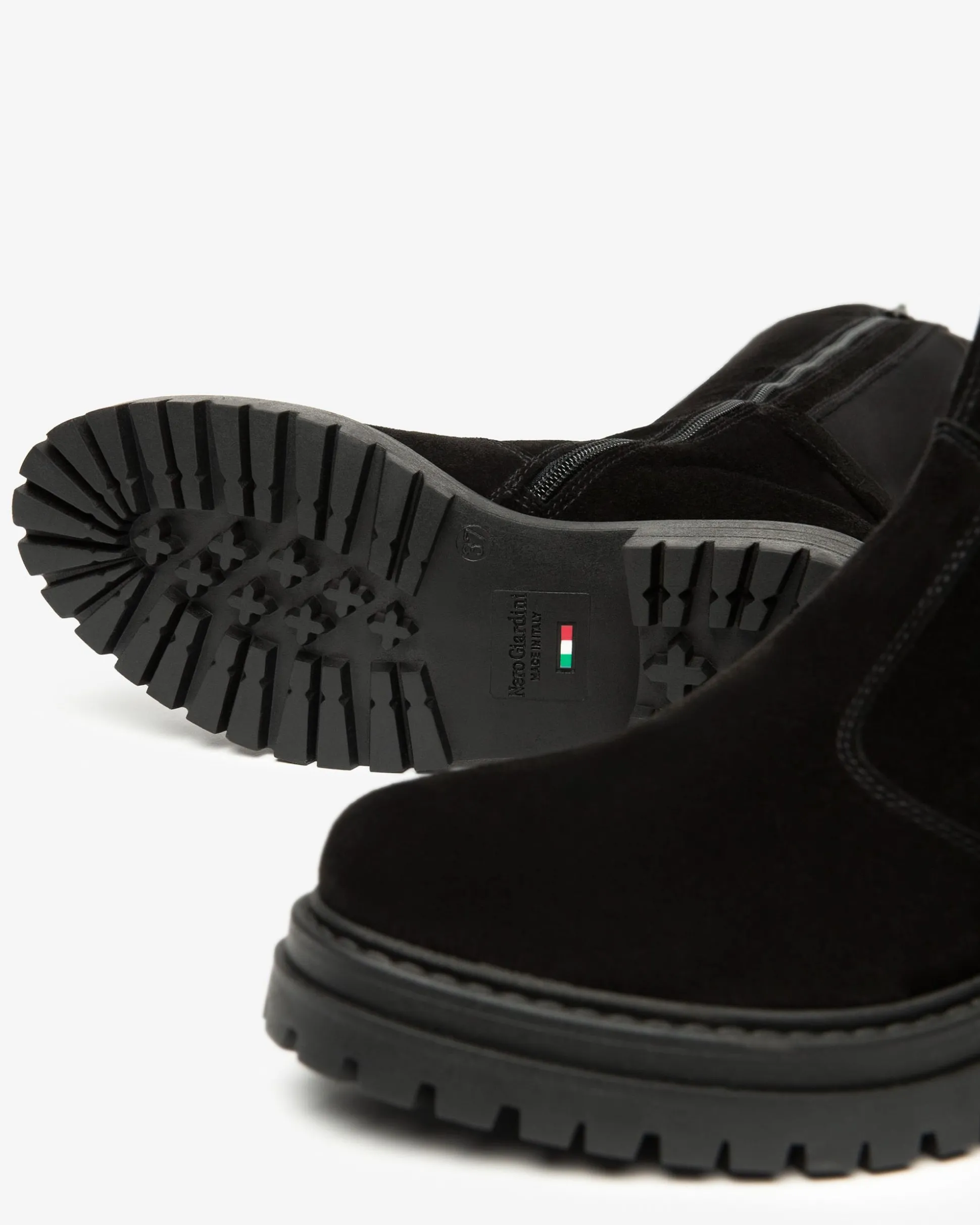Stivali Donna in Suede e Materiale Tecnico
