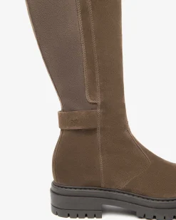 Stivali Donna in Suede e Materiale Tecnico