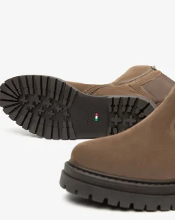 Stivali Donna in Suede e Materiale Tecnico