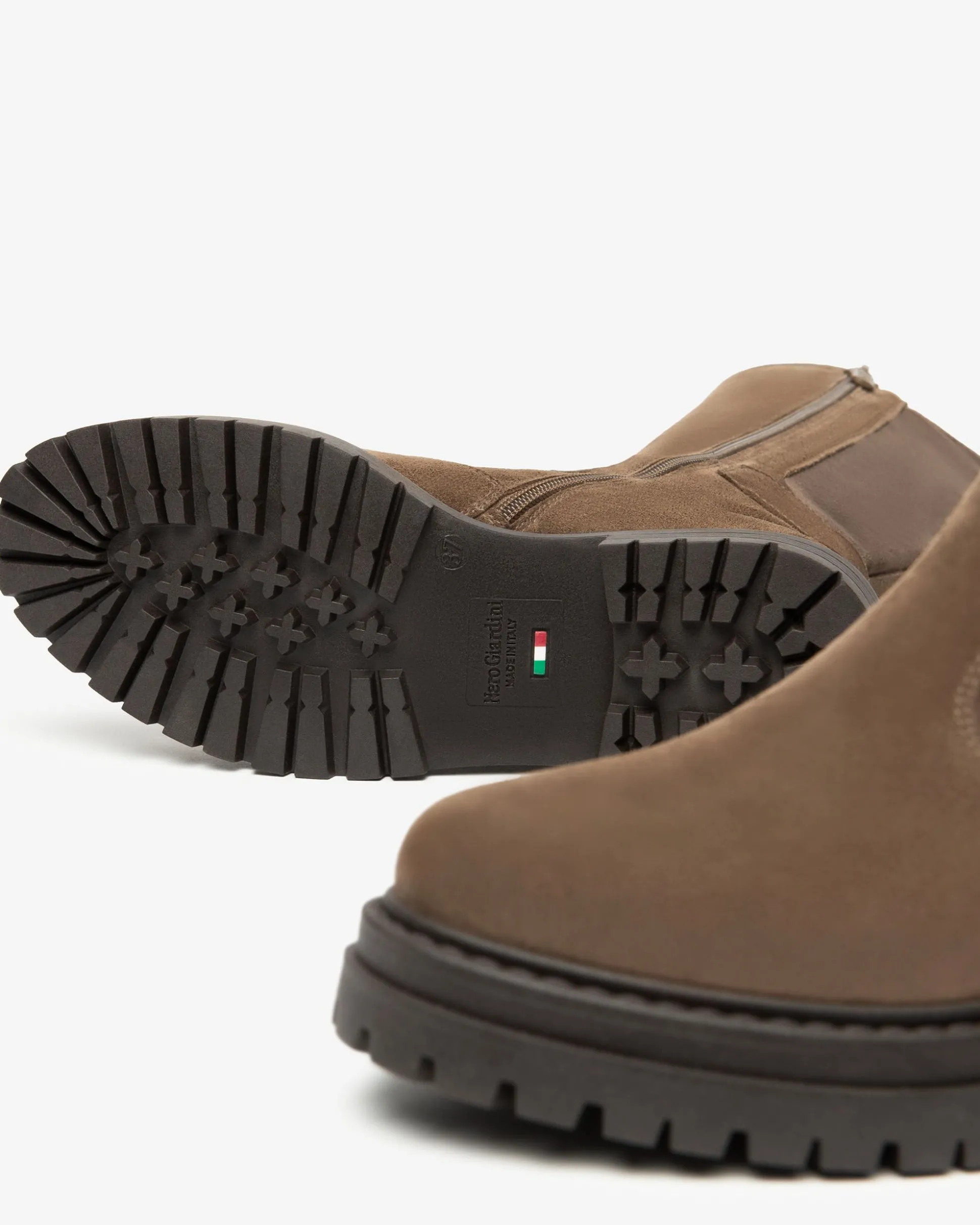 Stivali Donna in Suede e Materiale Tecnico