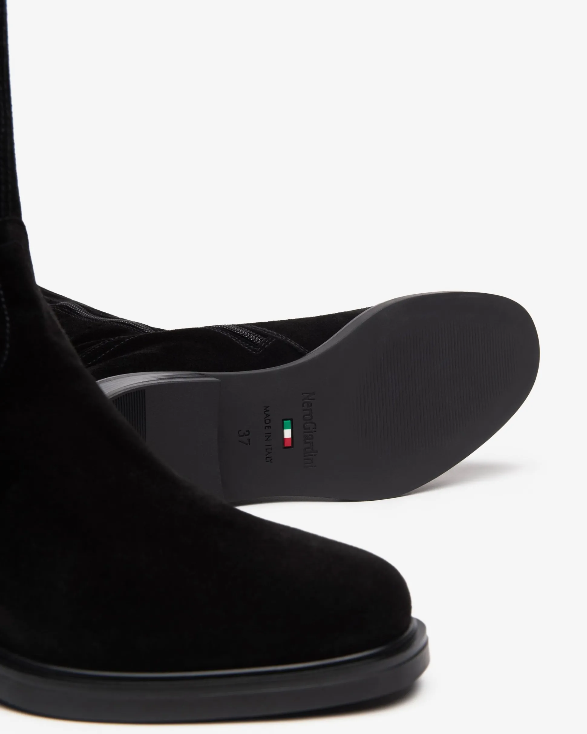 Stivali Donna in Suede e Pelle