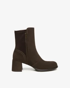 Tronchetti Donna in Suede e Materiale Tecnico