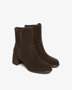 Tronchetti Donna in Suede e Materiale Tecnico